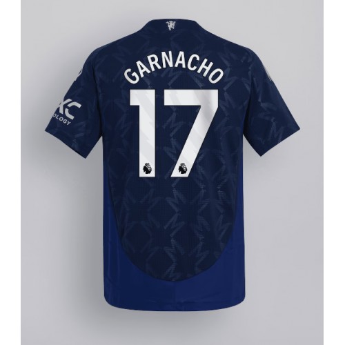 Dres Manchester United Alejandro Garnacho #17 Gostujuci 2024-25 Kratak Rukav